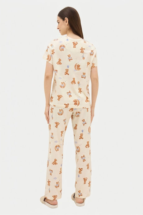 Sweet Dreams Printed Pyjama Set - Swan White — image 2